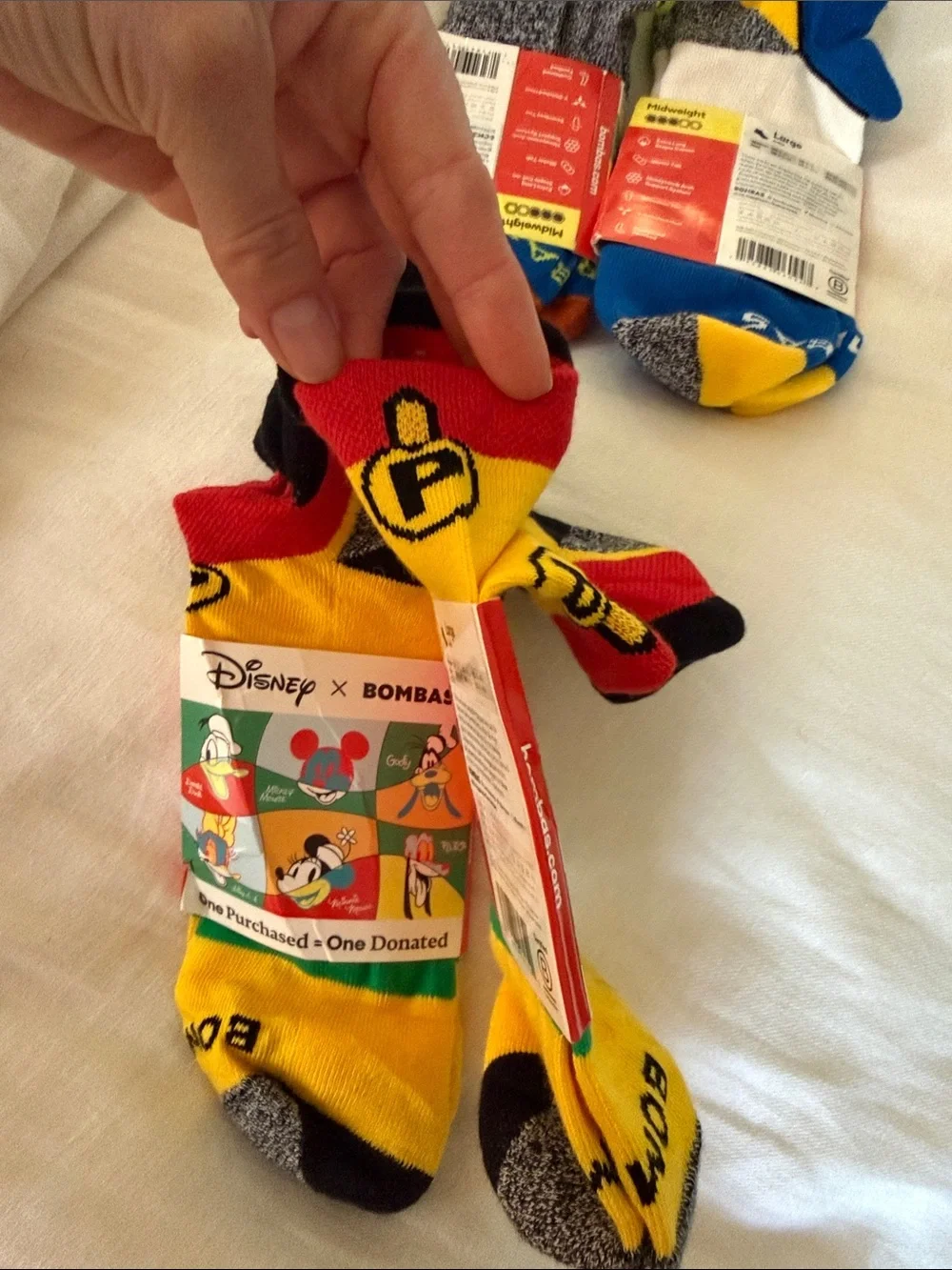 Rare HTF Bombas x Disney socks set 4.